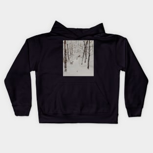 Icy Forest Kids Hoodie